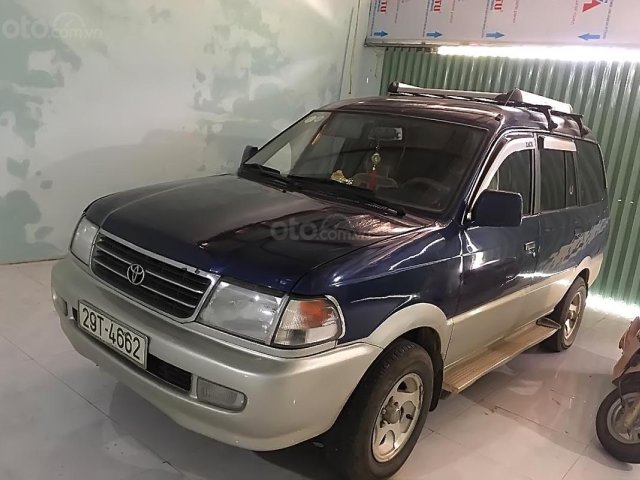 Xe Toyota Zace GL 2001, màu xanh lam xe gia đình, giá chỉ 160 triệu0