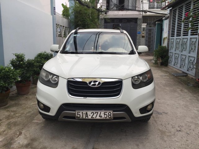 Cần bán nhanh xe Hyundai Santa Fe đời 2012, màu trắng, nhập khẩu