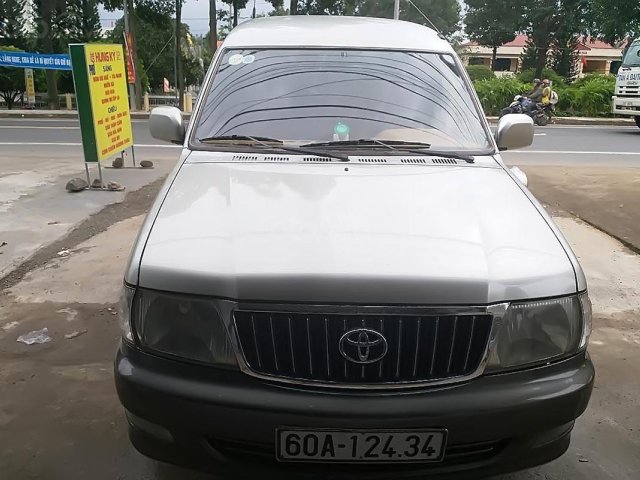 Cần bán gấp Toyota Zace GL sản xuất năm 2005, màu bạc xe gia đình 