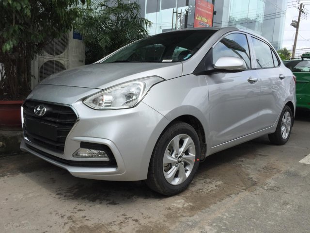 Bán Hyundai Grand i10 2019, màu bạc, giá siêu hấp dẫn. LH: 0931131394