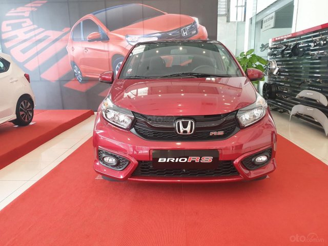 Honda Ô tô Mỹ Đình giảm giá cuối năm chiếc xe  Honda Brio 1.2G năm sản xuất 2019, màu đỏ - Uu đãi lớn