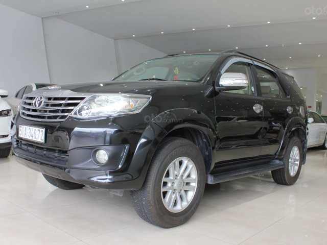 Bán ô tô Toyota Fortuner 2.5G sản xuất năm 2012, màu đen, giá 665tr0