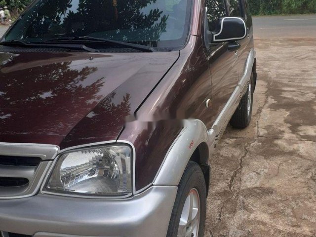 Bán xe Daihatsu Terios 2005, màu đỏ, số sàn 2 cầu0