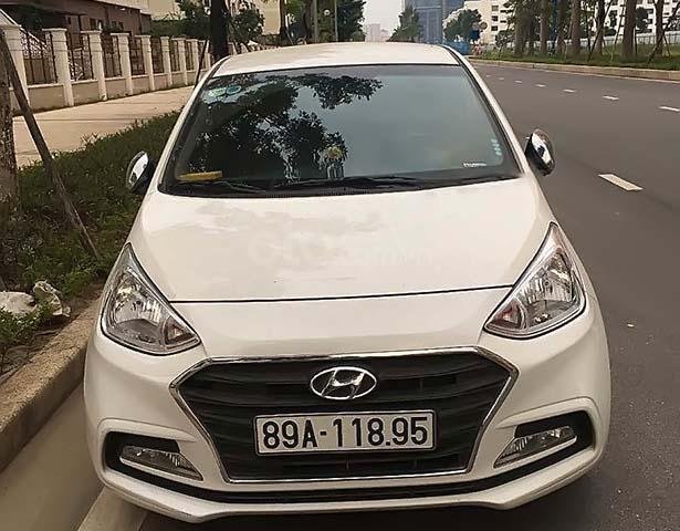 Bán Hyundai Grand i10 1.2 MT đời 2017, màu trắng số sàn