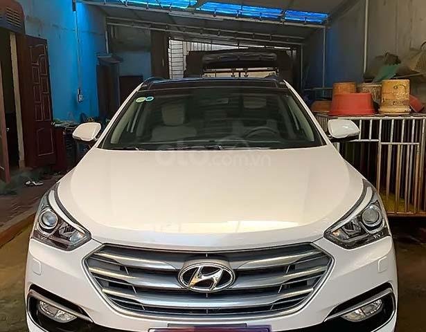 Bán Hyundai Santa Fe 2.4L 4WD năm sản xuất 2017, màu trắng