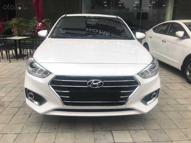 Hyundai Accent AT 2019, màu trắng, giá tốt giao xe ngay, LH: 0352330999