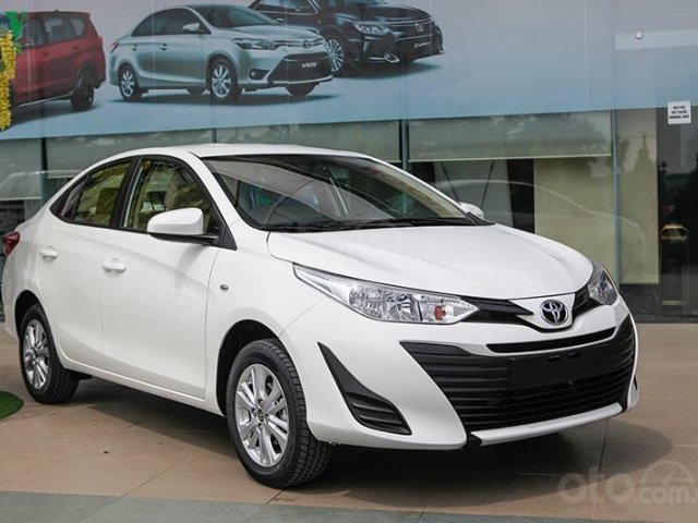 Hỗ trợ trả góp - Giao xe tận nhà - Miễn phí vận chuyển,  Toyota Vios E CVT năm 2019, màu trắng0