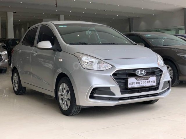 Bán Hyundai Grand i10 đời 2016 1.2 AT, màu bạc, liên hệ: 03987062110