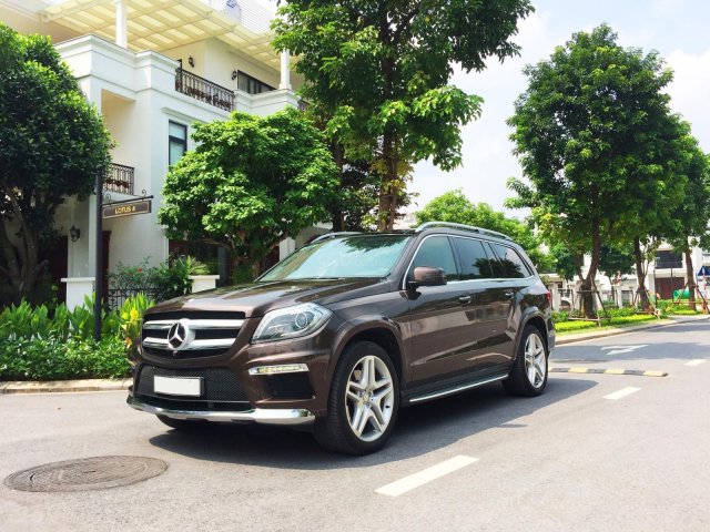 Xe Mercedes GL500 2015, màu nâu, nhập khẩu số tự động