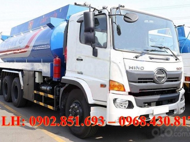 Bán xe bồn (xitec) xăng dầu 20,21 khối Hino FM8JN7A, xe bồn (xitec) Hino 20,21 khối chở xăng dầu giá tốt