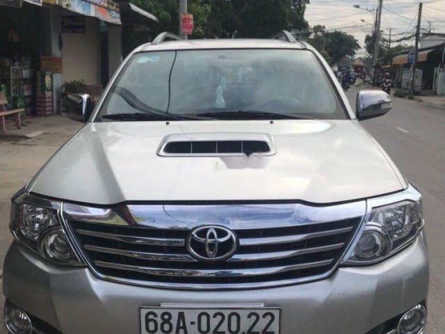 Bán Toyota Fortuner đời 2014, màu bạc, gia đình chạy kĩ0