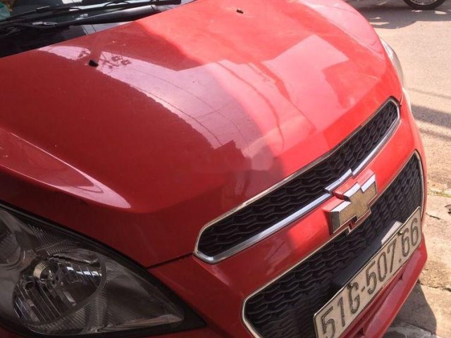 Bán xe Chevrolet Spark LT đời 2017, màu đỏ, xe nhập số sàn0