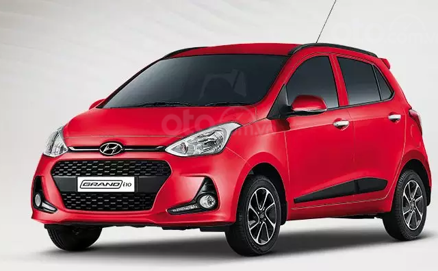 Bán xe Hyundai Grand i10 đời 2019, màu đỏ0