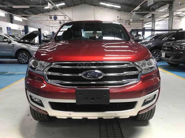 Bán xe Ford Everest Titanium 4x2 AT 2019 tại Yên Bái, khuyến mại cực lớn chỉ có trong tháng này LH 0963630634