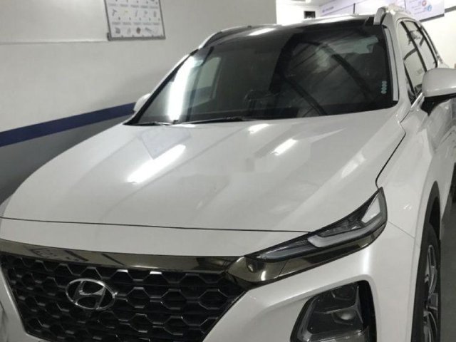 Bán xe Hyundai Santa Fe năm 2019, màu trắng0