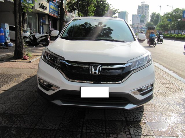 Bán xe Honda CR V 2.4 năm 2016, màu trắng0