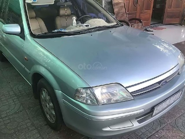 Bán Ford Laser Deluxe 1.6 MT sản xuất năm 2001, màu xám, xe gia đình0