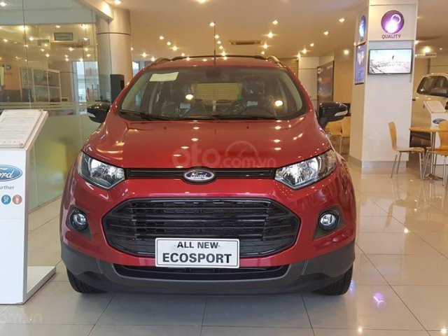 Ford EcoSport titanium 1.5L sản xuất năm 2019, màu đỏ, khuyến mãi khủng0