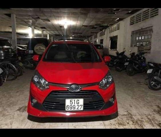 Bán Toyota Wigo 1.2 AT sản xuất 2018, màu đỏ số tự động0