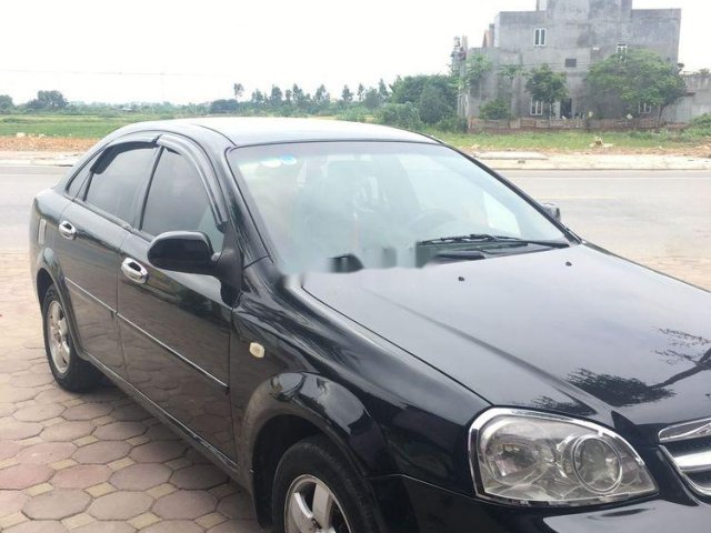 Bán ô tô Daewoo Lacetti 2009, màu đen xe gia đình0