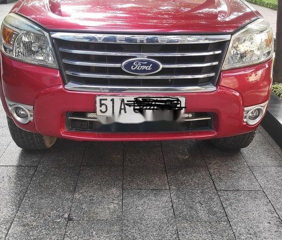 Cần bán gấp Ford Everest đời 2009, màu đỏ, 442 triệu