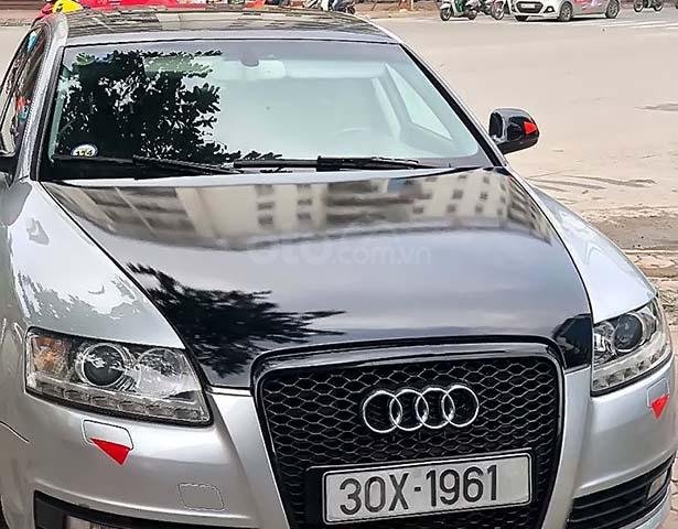 Cần bán Audi A6 2.0T đời 2010, màu bạc, nhập khẩu  