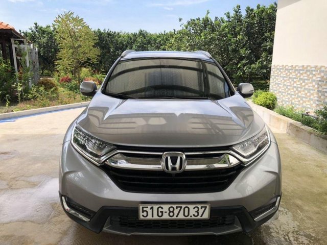 Bán ô tô Honda CR V L năm sản xuất 2019, màu xám xe gia đình0