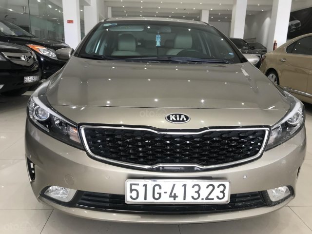 Bán Kia Cerato 2017, màu vàng cát, biển thành phố, LH: 0787.553.663