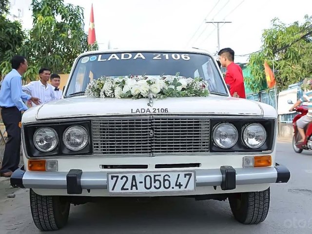 Xe Lada 2106 1990, màu trắng, nhập khẩu xe gia đình, 80 triệu0