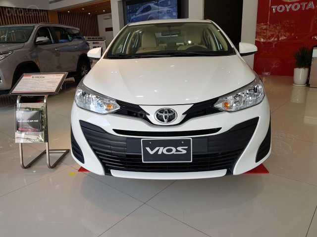 Toyota Tây Ninh - Bán xe Toyota Vios E CVT 2019, màu trắng, giá tốt