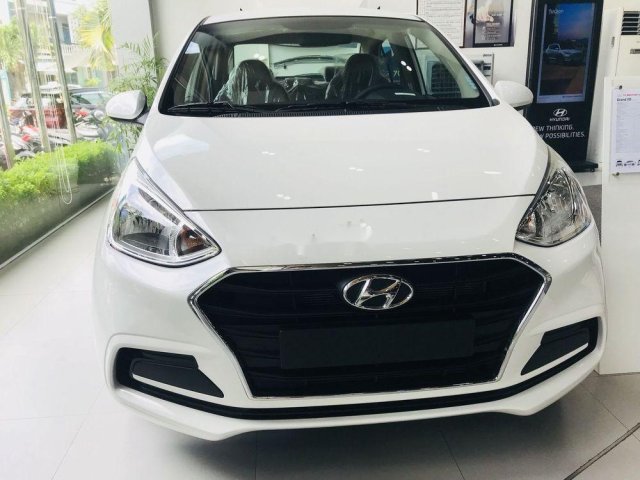 Bán ô tô Hyundai Grand i10 2019, màu trắng, nhập khẩu, giá tốt