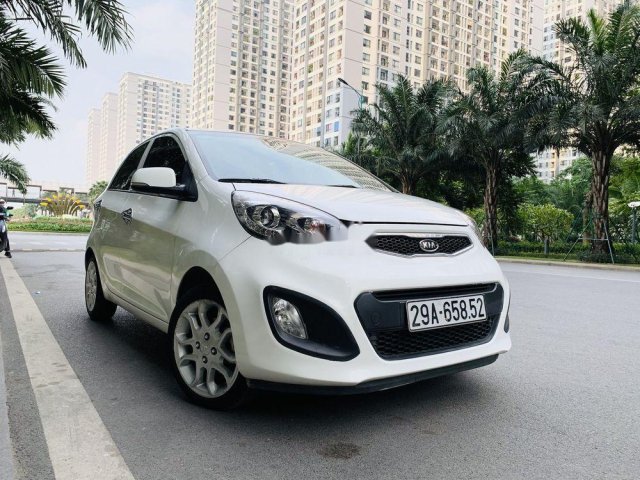 Cần bán gấp Kia Picanto sản xuất 2012, màu trắng còn mới, nguyên bản