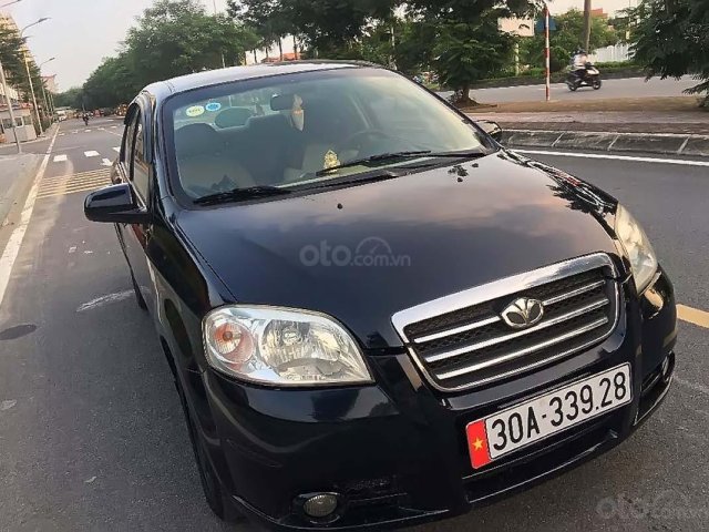 Bán Daewoo Gentra 1.5 MT năm 2008, màu đen số sàn, giá tốt0