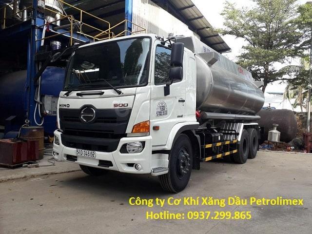 Bán xe bồn chở xăng dầu 20 khối Hino FM8JN7A 2019, trả góp uy tín TPHCM
