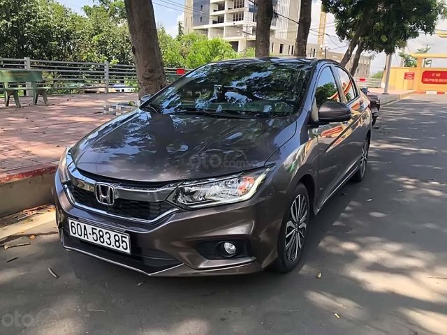 Bán Honda City CVT sản xuất 2018, màu đen, giá tốt