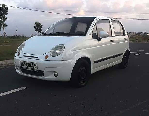 Cần bán lại xe Daewoo Matiz đời 2004, màu trắng