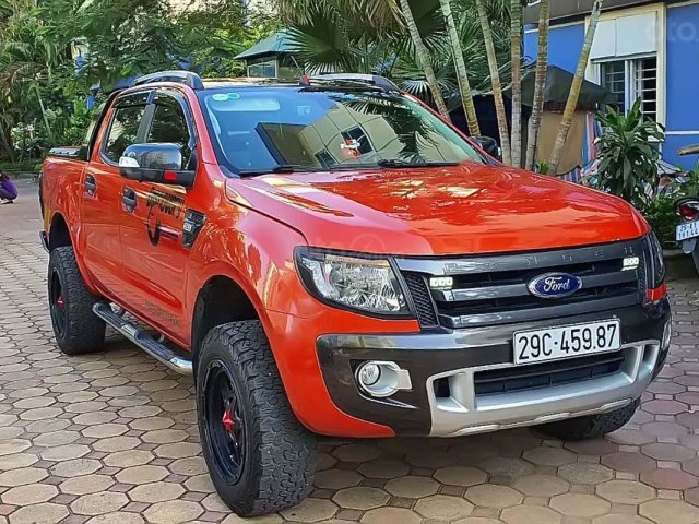 Bán Ford Ranger Wildtrak 3.2L 4x4 AT 2015, màu đỏ, nhập khẩu  0