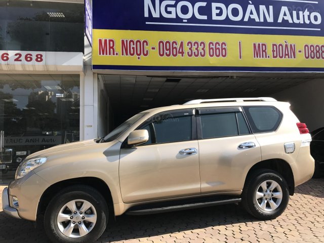 Landcruiser Prado TXL 4X4, động cơ xăng 2.7L, SX 2010, màu ghi vàng, nhập khẩu Nhật Bản0