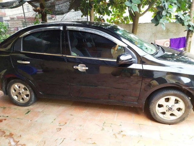 Cần bán lại xe Daewoo Gentra đời 2007, màu đen chính chủ