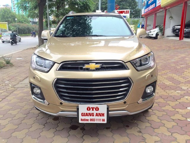 Chevrolet Captiva LTZ sản xuất 2017, màu vàng cát, odo 26,000km0