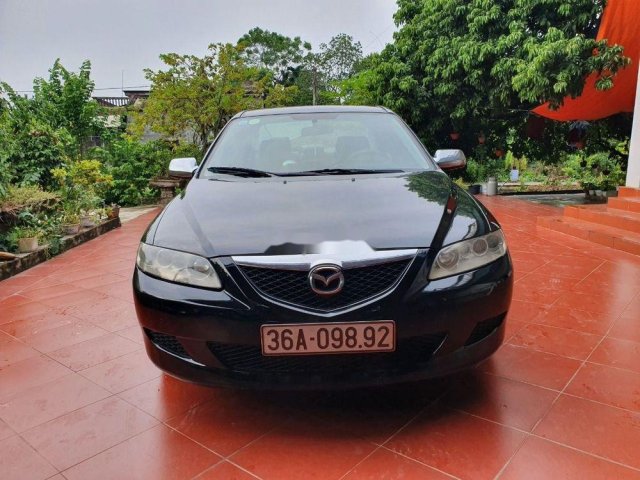 Cần bán xe Mazda 6 đời 2003, màu đen, số sàn, 218tr