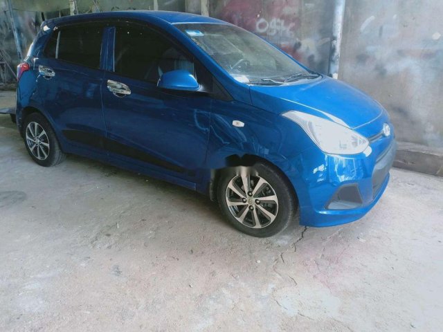 Cần bán lại xe Hyundai Grand i10 MT đời 2014, màu xanh lam, nhập khẩu nguyên chiếc 0