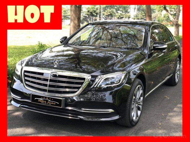 Bán xe Mercedes S450 Luxury màu đen đời 2019 siêu mới - dòng xe siêu sang, trả trước 20% nhận xe ngay0