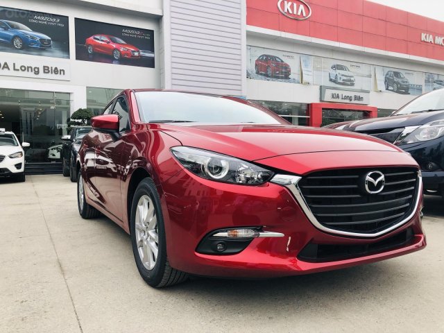 Mazda Long Biên - Bán gấp chiếc Mazda 3 2.0 năm 2019, màu đỏ, giá chỉ 750 triệu