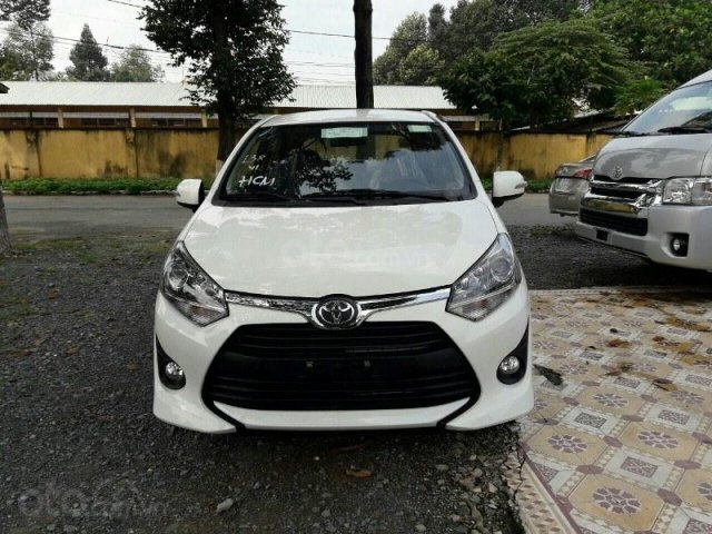 Bán xe Wigo màu trắng, số tự động, khuyến mãi lớn tháng 11 tại Toyota An Sương