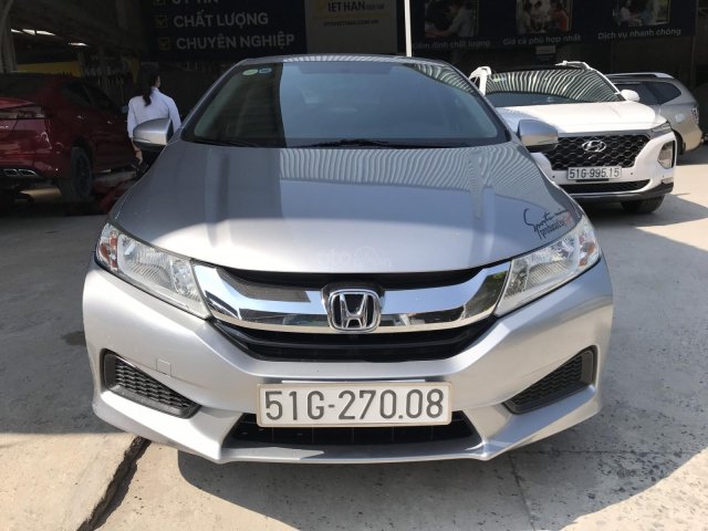 Bán Honda City 1.5MT màu bạc, số sàn, sản xuất 2017, biển Sài Gòn0