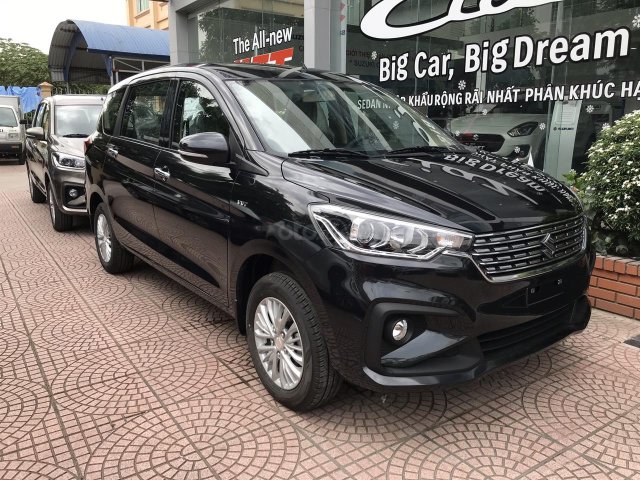 Bán Suzuki Ertiga đời 2019, màu đen, nhập khẩu, 544tr - LH 09119351880