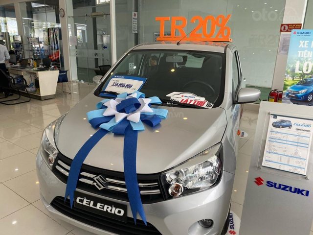 Bán Suzuki Celerio CVT đời 2019, màu bạc, nhập khẩu, trả góp chỉ từ 20%