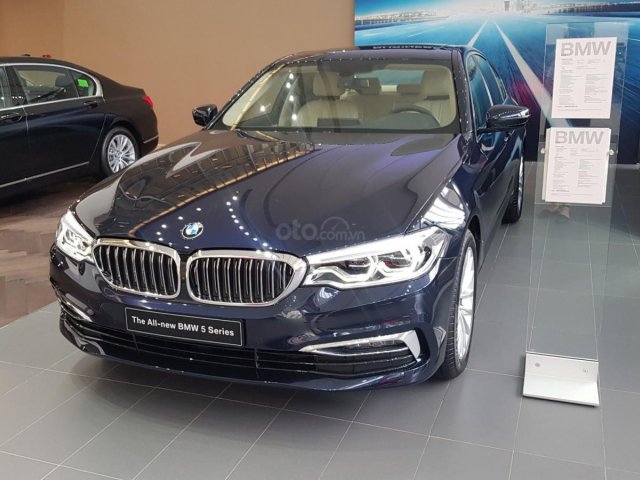 Bán ưu đãi giảm giá sốc cuối năm chiếc xe BMW 5 Series 530i, sản xuất 2019, màu xanh lam, xe nhập0