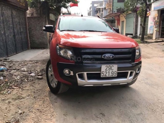 Bán Ford Ranger Wildtrack 3.2 2015, màu đỏ, nhập khẩu 